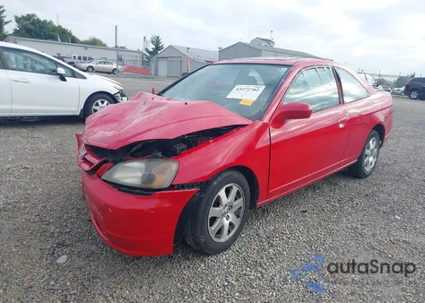 2003 Honda Civic Ex z USA, uszkodzony, nr VIN 1HGEM22943L086340
